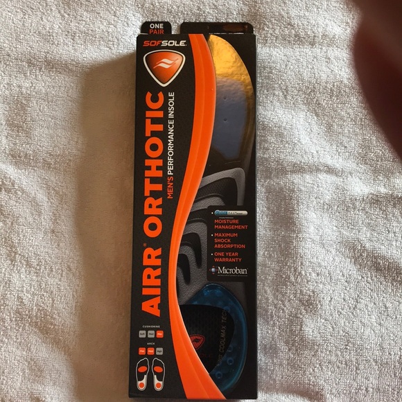 airr orthotic mens insoles